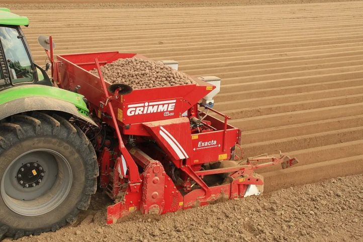 Grimme GL 420 Exacta Pootmachine 4-Rijen