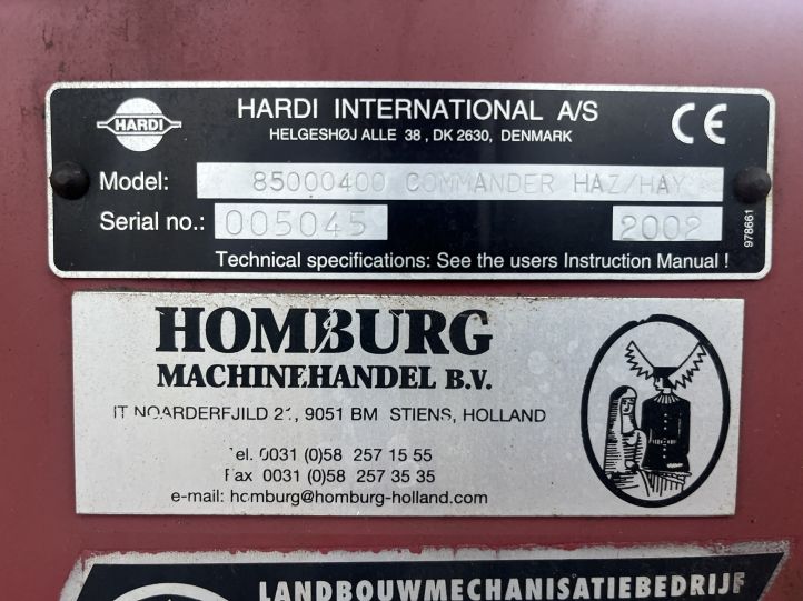 Hardi Commander Twin Force